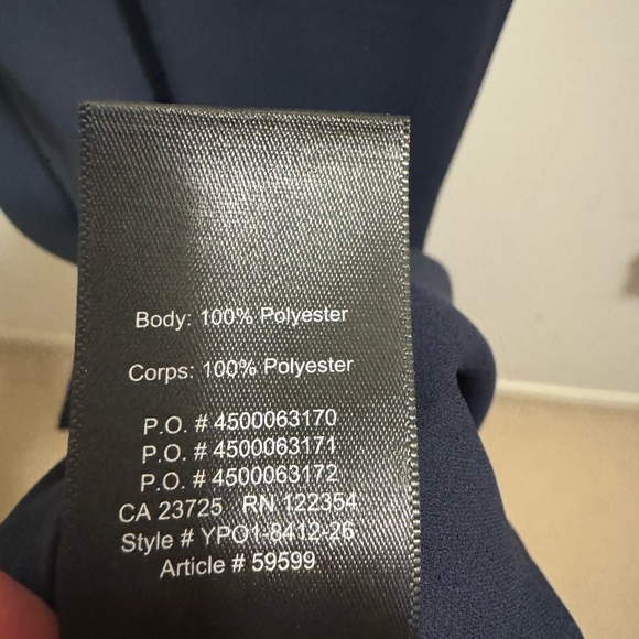 Aritzia Babaton Jeremy Midi Slip Dress Navy Blue Size XS - Picture 6 of 6